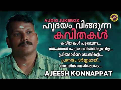 ഹൃദയം തേങ്ങുന്ന കവിതകൾ | Audio Jukebox | Ajeesh Konnappat | Malabar Music