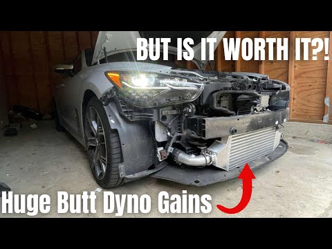 KIA Stinger BMS Intercooler Install! WAS IT EVEN WORTH IT?!