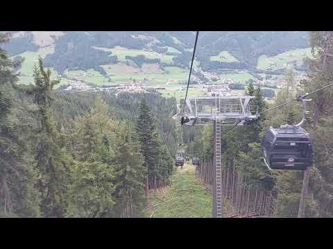 Leogang Steinbergbahn Talfahrt, 28.07.2023