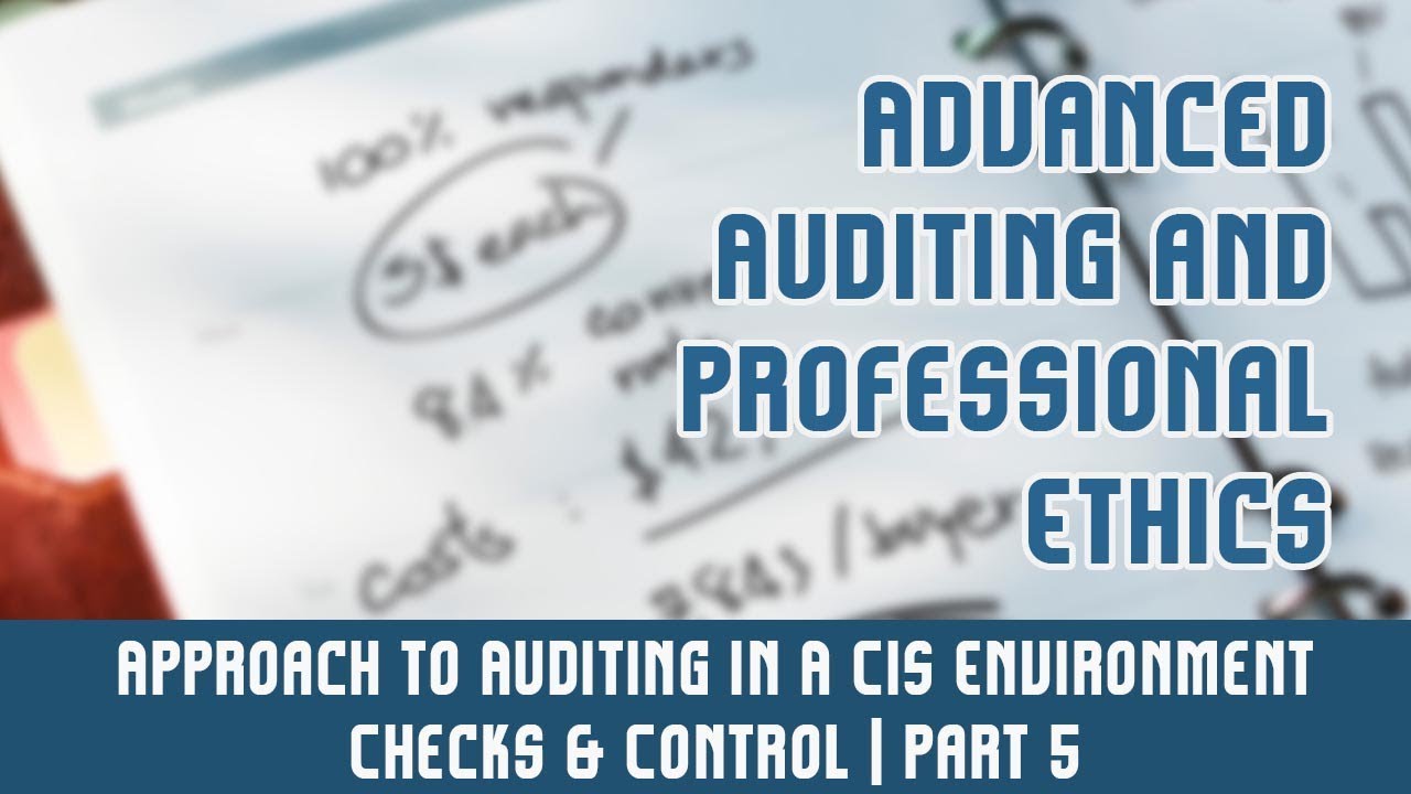 Audit Under CIS Environment | Approach To Auditing In A CIS Environment | Checks & Control | Part 5
