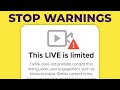 How To Stop TikTok LIVE Warnings And Bans