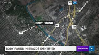 Body found in Brazos identified