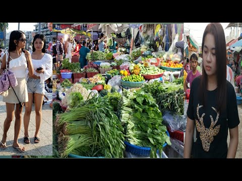 Cambodia Tour 2024 - (4k) Toul Sangke market is called Phsar Touch.