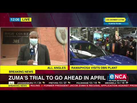 Zuma's trial to go ahead in April