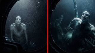 Câmera captura algo aterrorizante perto de um submersível e NÃO é um ser humano!