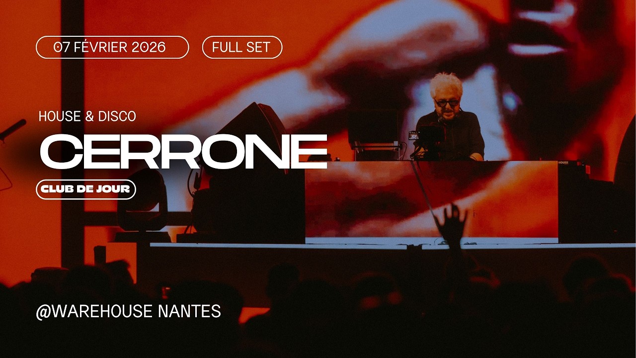CERRONE at Warehouse, in Nantes, France for CLUB DE JOUR