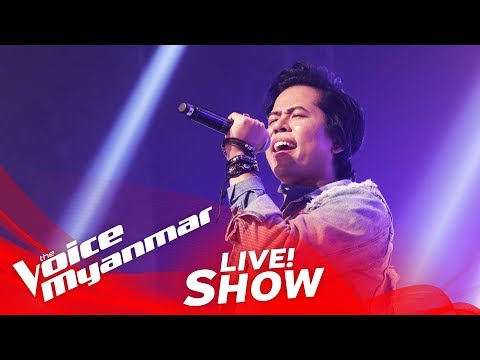 Pyae Say Maung: "ေ၀းၿပီေဘဘီ" - Live Show - The Voice Myanmar 2018