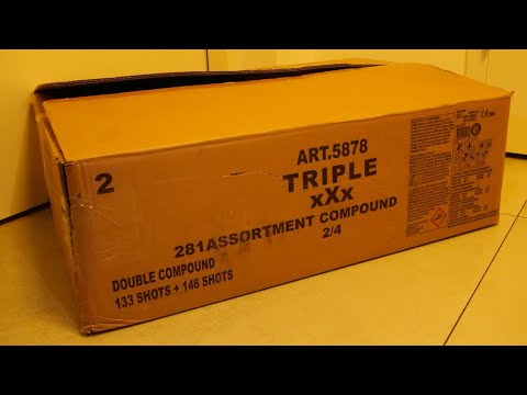 Triple x 281 shots Magnum vuurwerk
