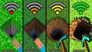 digging straight down with different Wi-Fi
