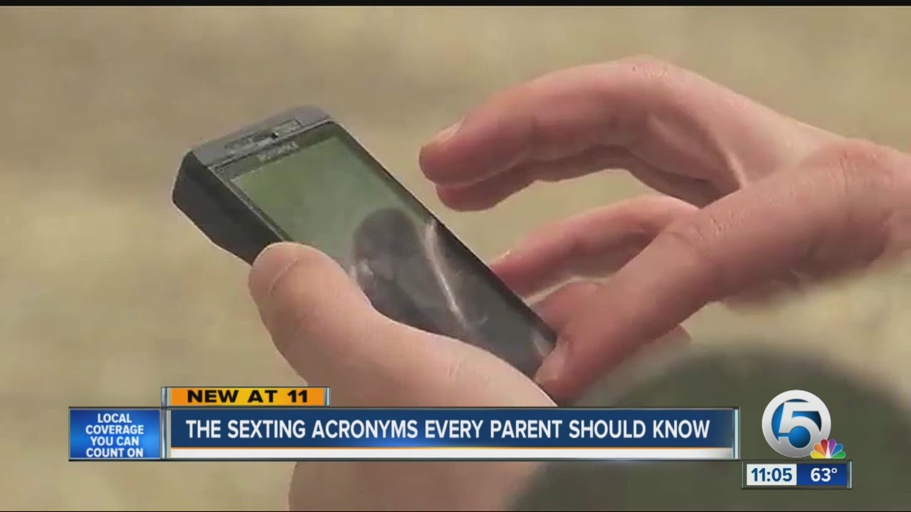The sexting acronyms every parent should know