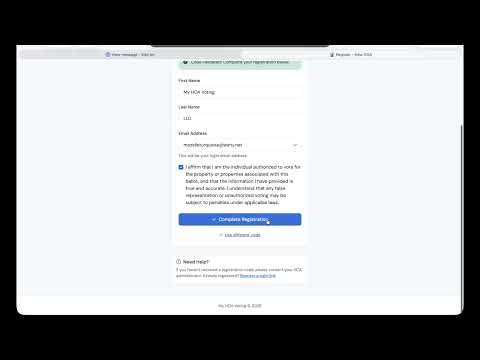 Homeowner Registration Process video thumbnail