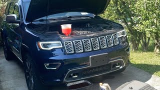 Jeep Grand Cherokee WK2 - Thermostat & Coolant Temp Sensor Replacement Walkthrough (P0128 CEL Code)
