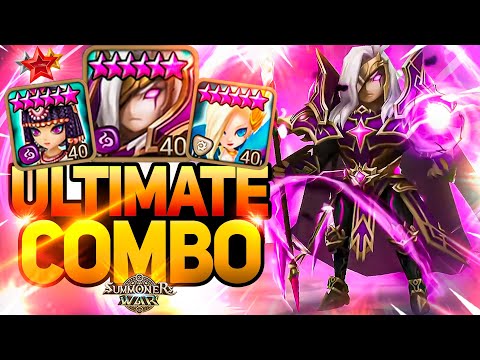 ULTIMATE COMBO with Herteit, Laima and Nephthys - Summoners War