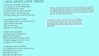 THE CORRS — Love Gives Love Takes | from The Corrs: “Talk On Corners” | (1997 &amp; 1998) | (CD audio)