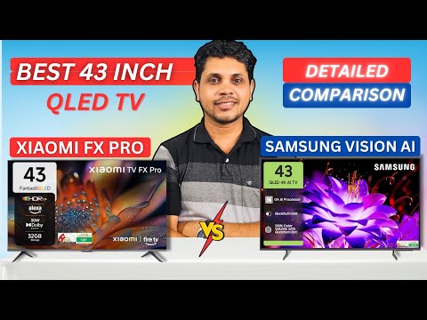Xiaomi FX Pro vs Samsung Vision AI 43 Inch QLED TV 2025 ⚡ Best 43 Inch QLED TV 2025 ⚡ Diwali Sale TV