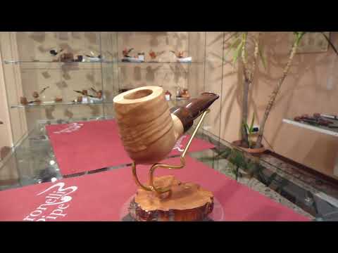 Pipa olivastro chubby fatta a mano - www.paronellipipe.it