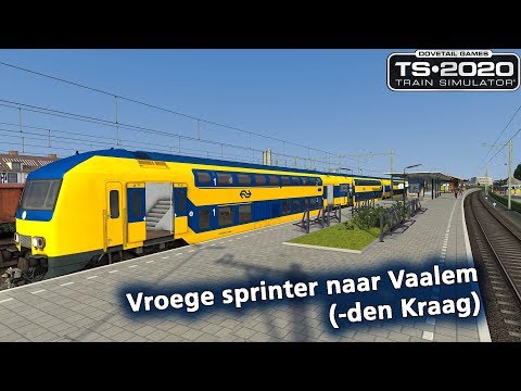 Train Simulator 2020: Vroege sprinter naar Vaalem (-den Kraag)