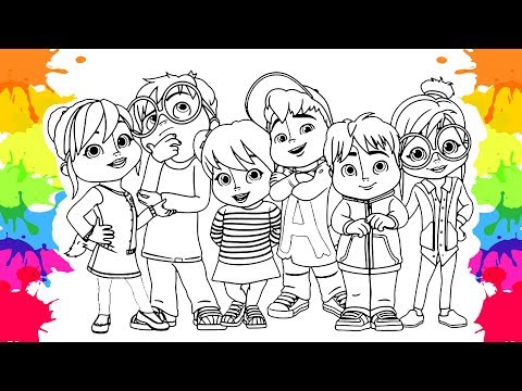 Alvin and the Chipmunks, Alvin coloring pages for kids