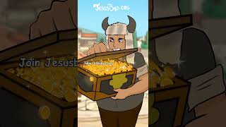 Jesus Shows the Price of Greed 💎 #jesus #jesusbys #christianmusic