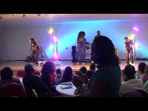 Josephine Musoke singing ekyaali ekiroonto at the UK Gospel show 2013
