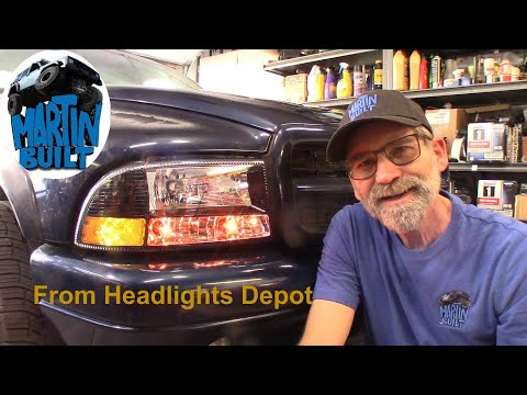 How to Replace and Upgrade Dodge Dakota and Durango Headlight Assembly