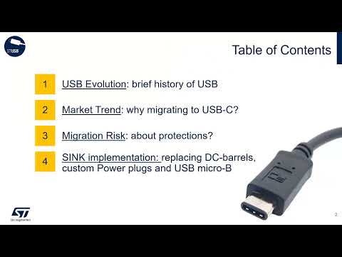 Würth Elektronik and STMicroelectronics Present: Migration to USB-C