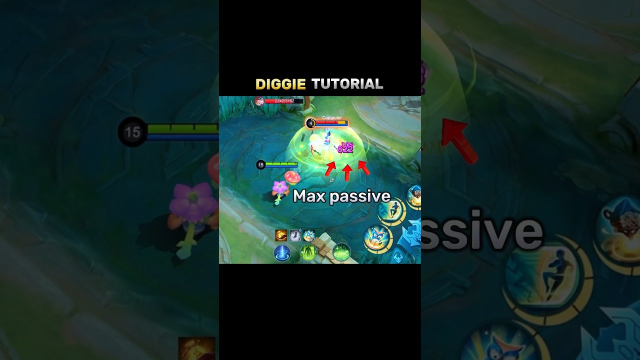✅ Diggie Tutorial by bbblitz | Mobile Legend #diggie #mlbb #shorts