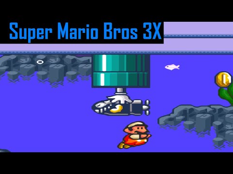 Super Mario Bros 3X 🍄 World 3 [100%/SMW-Hack/Playthrough/English/HD]