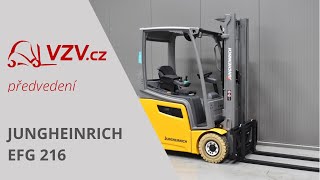 Jungheinrich EFG 216 three-wheel forklift for sale - Image 4 | Forkliftonline Jungheinrich EFG 216 three-wheel forklift | Image 4 - Forkliftonline