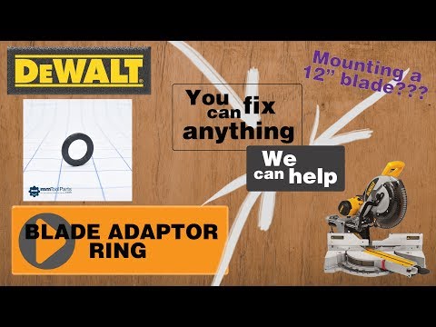 DeWalt Miter Saw - Blade Adapter Ring (Part # 152636-00)