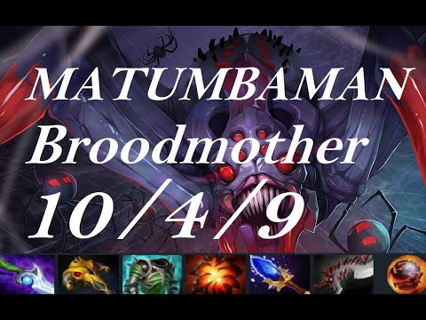 MATUMBAMAN mid Broodmother vs Pangolier - ez Mid - Liquid vs Secret game2 - BEYOND EPIC - dota2