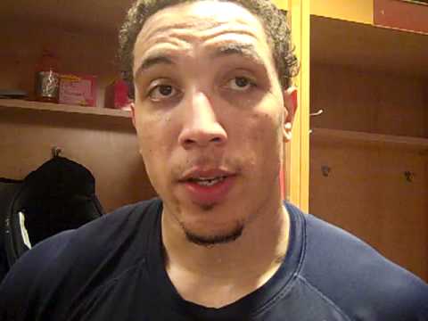Anthony Stewart Atlanta Thrashers talks about his Goal versus Detroit