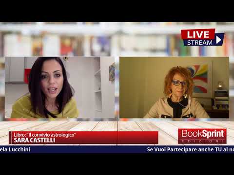 Sara Castelli  presenta in diretta  "Il Convivio Astrologico"
