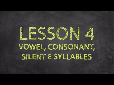 Sound It Out Episode #4 - Vowel, Consonant, Silent E Syllables