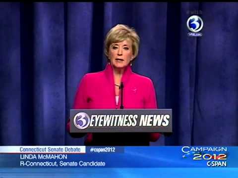 Connecticut Senate Debate Linda McMahon vs. Chris Murphy - 10/7/12