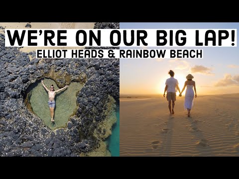 Cruising up the Coast on our Big Lap of Australia | Rainbow Beach & Elliot Heads | Travel Vlog