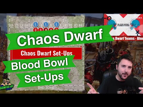 Chaos Dwarf Team Set-Up Formations for Blood Bowl - Blood Bowl 2020 (Bonehead Podcast)