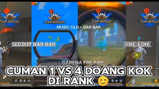 ff bar bar 1vs 4 br rank gemplay epep barbar solovssequad 2024 🎶old ➕barbar di rank #viralvideo#fyp