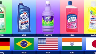 Floor Cleaning Liquid Brands From Different Countries