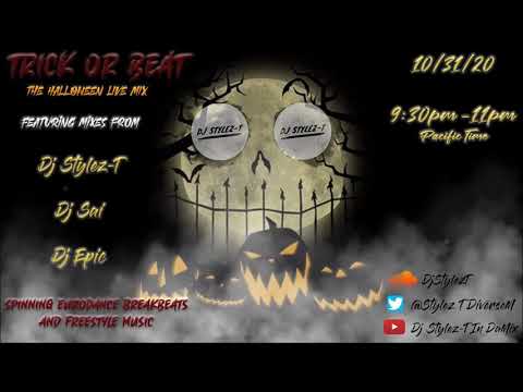 Halloween Practice Mix Set 10-31-20 DJ Stylez -T (Eurodance , Freestyle , Breakbeats)