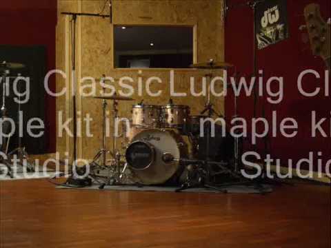 Will Karling plays Ludwig Classic Maple drum kit