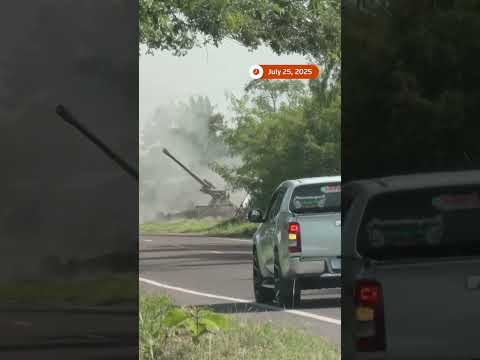 Thai army fires artillery at Cambodia border