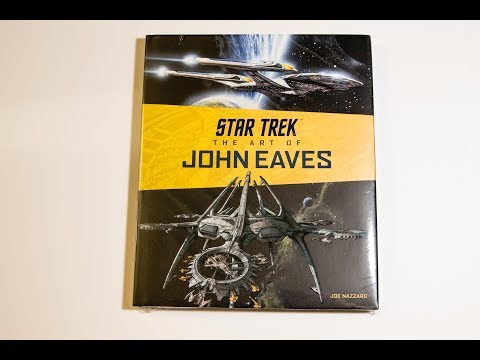 ASMR  [no talking] [page turning]  Star Trek Art of John Eaves