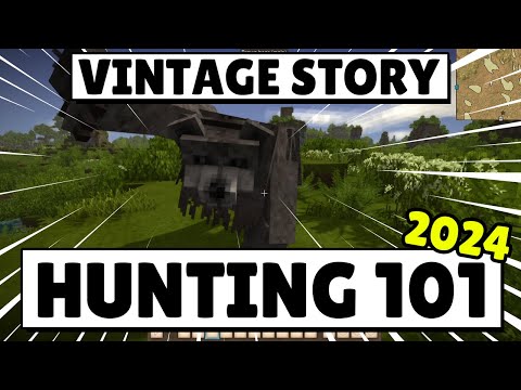 STOP DYING! How to HUNT in Vintage Story |  BEGINNERS GUIDE 2024