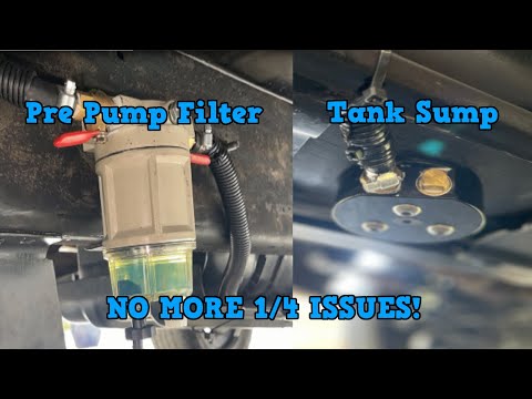 7.3 Powerstroke Fuel System Upgrade: Sump & Pre Filter Install - NO MORE 1/4 Tank Issues!