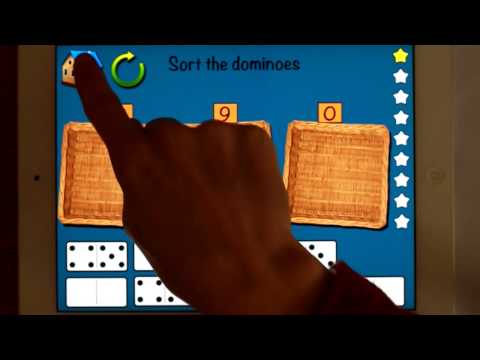 Screenshot of video: Dominoes Addition App