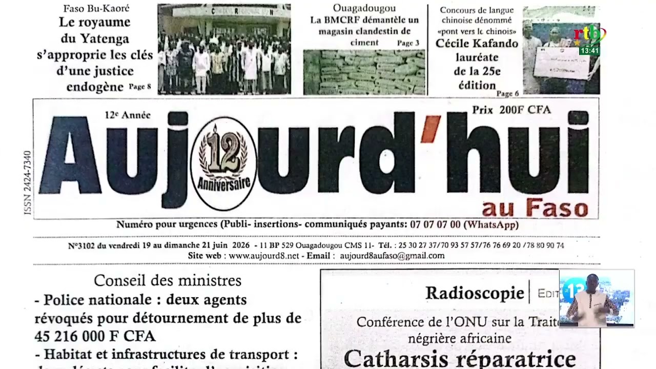 Revue de presse du 19 juin 2026