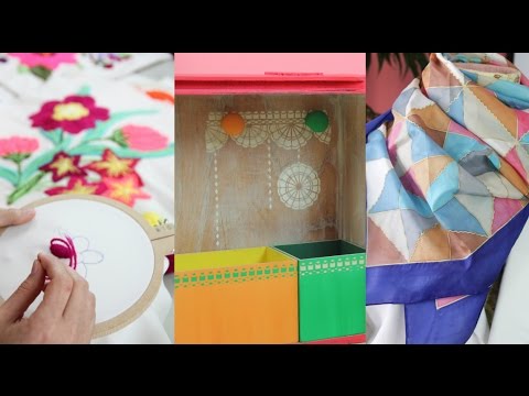 Manos a la Obra TV Programa 10 - Chalk Paint - Pintura en Seda - Bordado