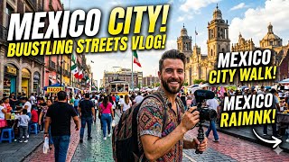 Walking Through MEXICO CITY: Bustling Streets, Epic Sights &amp;amp; Pure Chaos! 🇲🇽