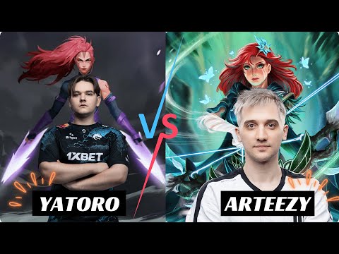 Yatoro Anti Mage vs Arteezy ft EU Rank 1Butterfly Morphling  !!!! 12000 MMR  High Ranking Match